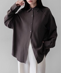 【on:nue】ドライタッチルーズビッグシャツ /26-27 AW COLLECTION