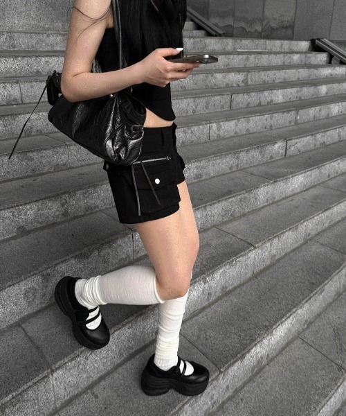 Hatsukoshi（ハツコシ）の「[MADE] GINZAポケットカーゴショーツ（その他パンツ・レディース・ブラック/ネイビー・MEDIUM/SMALL）」の16枚目の写真