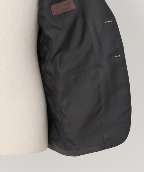 UNITED ARROWS(ユナイテッドアローズ)の「グリーン シャークスキン シングル 3ボタン スーツ MCーMODEL ヨコストレッチ(セットアップ・メンズ・ダークグリーン・50/46/48)」の9枚目の写真