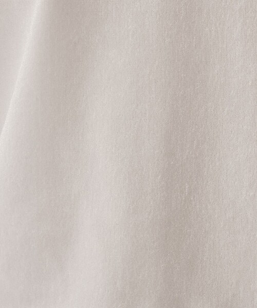 UNTITLED(アンタイトル)の「【重ね着レイヤード】シアーベロアハイネックトップス(Tシャツ/カットソー・レディース・オフホワイト/ブラック/ライトグレー系9/グリーン系・04/44/48/02/00)」の13枚目の写真