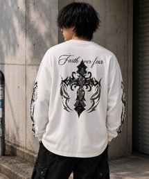 長袖カットソー ホワイト スカルプリント ロンT スカル」に該当するファッション通販 - ZOZOTOWN