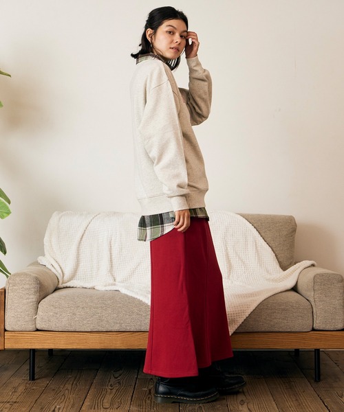 RIKKA FEMME(リッカファム)の「RIKKA FEMME/リッカファム トレーナー スウェット 裏毛 ドッググラフィック RF6F-1101(スウェット・レディース・イエロー/グレー/ピンク・FREE)」の9枚目の写真