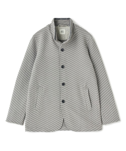 MEN'S BIGI(メンズビギ)の「ブリスターニットジャカード スタンドジャケット(その他アウター・メンズ・ネイビー/グレー系その他/ブラック・03/02/01/04)」の13枚目の写真