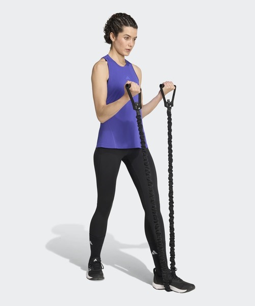 adidas（アディダス）の「Les Mills グラフィック タンクトップ / アディダス adidas（タンクトップ・レディース・パープル系その他・SMALL/MEDIUM/LARGE/XX-LARGE/X-SMALL/X-LARGE）」の5枚目の写真
