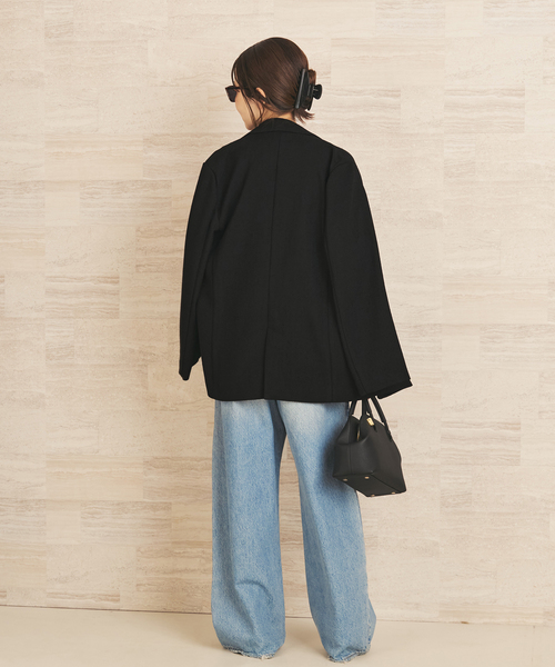 plage(プラージュ)の「R’IAM MINI TWEED ジャケット(テーラードジャケット・レディース・ベージュ/ブラック・38/36)」の8枚目の写真