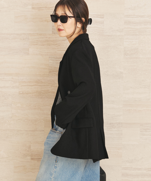 plage(プラージュ)の「R’IAM MINI TWEED ジャケット(テーラードジャケット・レディース・ベージュ/ブラック・38/36)」の10枚目の写真