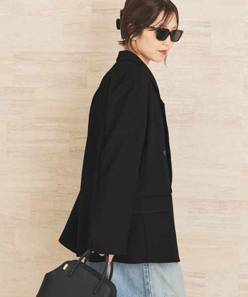 plage(プラージュ)の「R’IAM MINI TWEED ジャケット(テーラードジャケット・レディース・ベージュ/ブラック・38/36)」の11枚目の写真