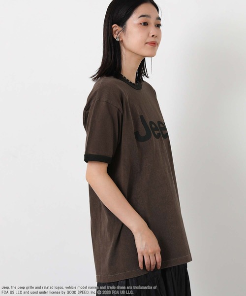 GOOD ROCK SPEED(グッドロックスピード)の「JEEP(ジープ)リンガーカットソーTシャツ(Tシャツ/カットソー・レディース・ブラウン・FREE)」の10枚目の写真