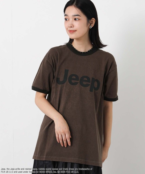 GOOD ROCK SPEED(グッドロックスピード)の「JEEP(ジープ)リンガーカットソーTシャツ(Tシャツ/カットソー・レディース・ブラウン・FREE)」の11枚目の写真