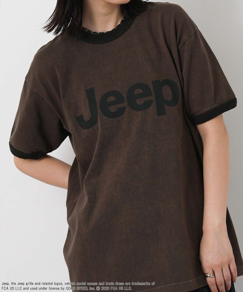 GOOD ROCK SPEED(グッドロックスピード)の「JEEP(ジープ)リンガーカットソーTシャツ(Tシャツ/カットソー・レディース・ブラウン・FREE)」の12枚目の写真