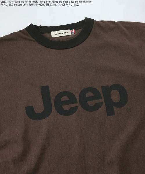 GOOD ROCK SPEED(グッドロックスピード)の「JEEP(ジープ)リンガーカットソーTシャツ(Tシャツ/カットソー・レディース・ブラウン・FREE)」の13枚目の写真