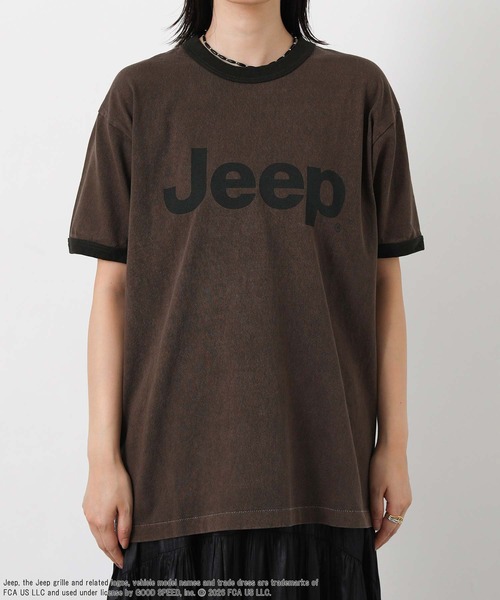 GOOD ROCK SPEED(グッドロックスピード)の「JEEP(ジープ)リンガーカットソーTシャツ(Tシャツ/カットソー・レディース・ブラウン・FREE)」の14枚目の写真