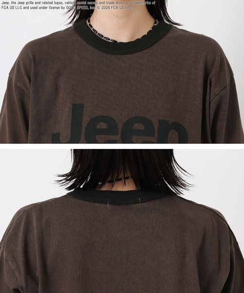 GOOD ROCK SPEED(グッドロックスピード)の「JEEP(ジープ)リンガーカットソーTシャツ(Tシャツ/カットソー・レディース・ブラウン・FREE)」の4枚目の写真