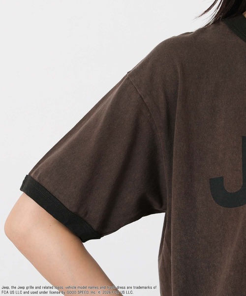 GOOD ROCK SPEED(グッドロックスピード)の「JEEP(ジープ)リンガーカットソーTシャツ(Tシャツ/カットソー・レディース・ブラウン・FREE)」の6枚目の写真
