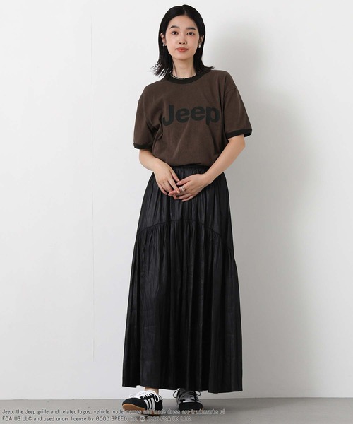 GOOD ROCK SPEED(グッドロックスピード)の「JEEP(ジープ)リンガーカットソーTシャツ(Tシャツ/カットソー・レディース・ブラウン・FREE)」の18枚目の写真