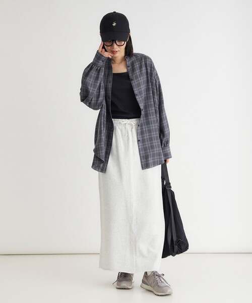 HONEYSUCKLE ROSE(ハニーサックルローズ)の「スカーフ付きチェックシャツ(シャツ/ブラウス・レディース・ダークブラウン/ブラック系・04/05)」の15枚目の写真