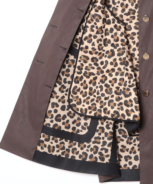 Mackintosh（マッキントッシュ）の「NEW HUMBIE w/D QTD DOWNLINER LEO（ステンカラーコート・レディース・レオパード/チョコ・4/8/6）」の4枚目の写真