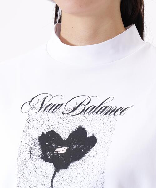 New Balance Golf（ニューバランスゴルフ）の「UV ハーフスリーブ モックネック プルオーバー (WOMENS)（Tシャツ/カットソー・レディース・ブラック/ホワイト・MEDIUM/SMALL/LARGE）」の20枚目の写真
