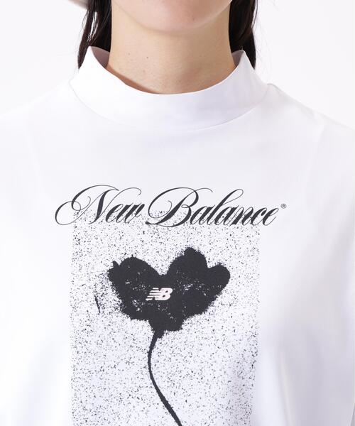 New Balance Golf（ニューバランスゴルフ）の「UV ハーフスリーブ モックネック プルオーバー (WOMENS)（Tシャツ/カットソー・レディース・ブラック/ホワイト・MEDIUM/SMALL/LARGE）」の21枚目の写真