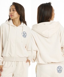 BILLABONG ウィメンズ SURF CAMP PALM 73 ZIP HOODIE パーカー 【2026年秋冬モデル】/ビラボンベロアジップアップパーカー