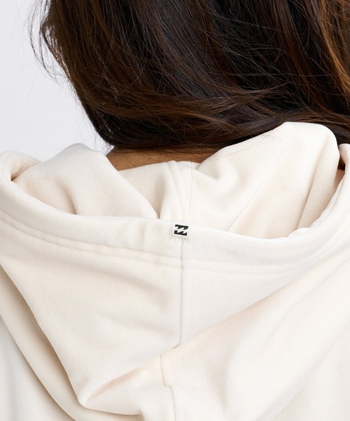 BILLABONG(ビラボン)の「BILLABONG ウィメンズ SURF CAMP PALM 73 ZIP HOODIE パーカー 【2026年秋冬モデル】/ビラボンベロアジップアップパーカー(パーカー・レディース・ブルー系その他/エメラルド/アイボリー・MEDIUM/LARGE)」の11枚目の写真