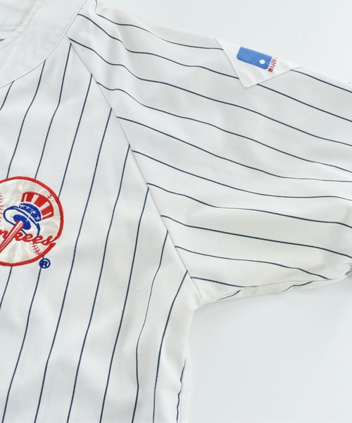 NBA/NFL/NHL/MLB（エヌビーエーエヌエフエルエヌエイチエルエムエルビー）の「【USED】STARTER “MLB N.Y Yankees” ゲームシャツ（シャツ/ブラウス・メンズ・ホワイト・X-LARGE）」の5枚目の写真
