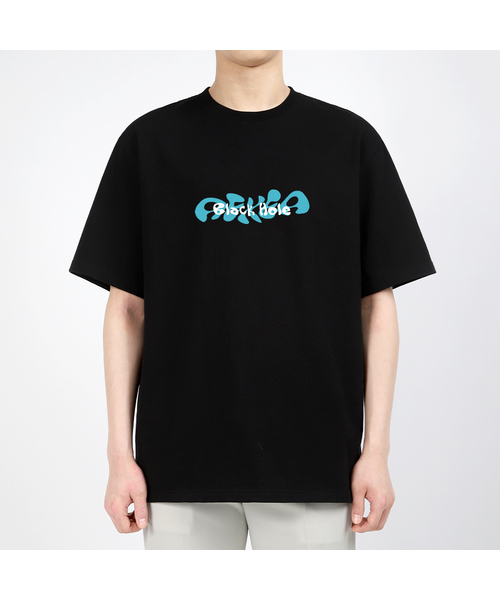 AEXEA(アクシー)の「メルティングホール 半袖Tシャツ F04BRD_ABX11016(Tシャツ/カットソー・メンズ・ブルー/ホワイト/グレー系その他/ブラック・S/XL/M/L)」の3枚目の写真