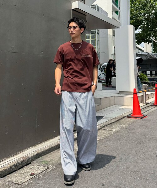 CIAOPANIC(チャオパニック)の「ストライプスーパーワイドパンツ(その他パンツ・メンズ・ホワイト/ブラック・MEDIUM/LARGE)」の12枚目の写真