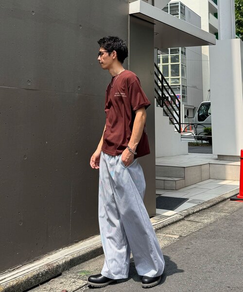CIAOPANIC(チャオパニック)の「ストライプスーパーワイドパンツ(その他パンツ・メンズ・ホワイト/ブラック・MEDIUM/LARGE)」の14枚目の写真