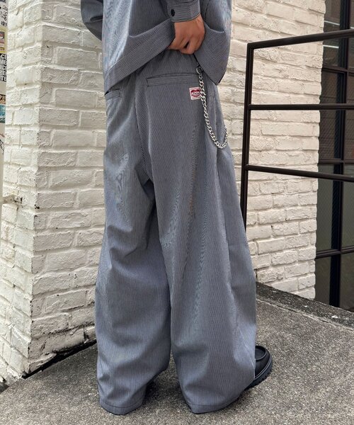 CIAOPANIC(チャオパニック)の「ストライプスーパーワイドパンツ(その他パンツ・メンズ・ホワイト/ブラック・MEDIUM/LARGE)」の18枚目の写真