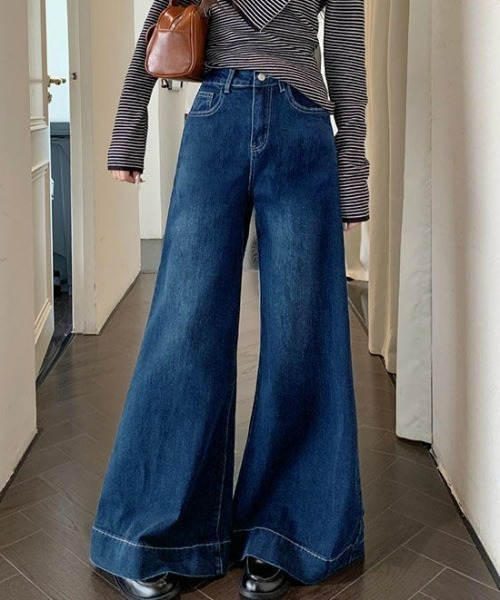 REBALANCE(リバランス)の「ハイウェストワイドデニム(デニムパンツ・レディース・A/C/B・LARGE/X-LARGE/MEDIUM)」の12枚目の写真