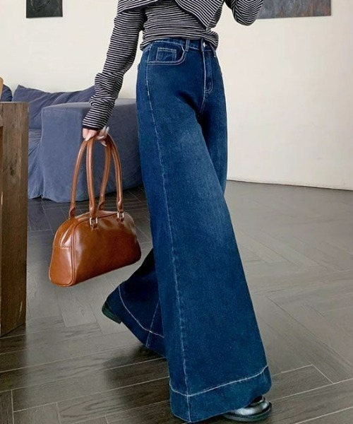 REBALANCE(リバランス)の「ハイウェストワイドデニム(デニムパンツ・レディース・A/C/B・LARGE/X-LARGE/MEDIUM)」の15枚目の写真