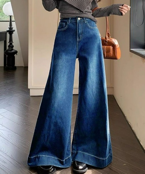 REBALANCE(リバランス)の「ハイウェストワイドデニム(デニムパンツ・レディース・A/C/B・LARGE/X-LARGE/MEDIUM)」の16枚目の写真