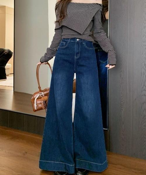 REBALANCE(リバランス)の「ハイウェストワイドデニム(デニムパンツ・レディース・A/C/B・LARGE/X-LARGE/MEDIUM)」の19枚目の写真