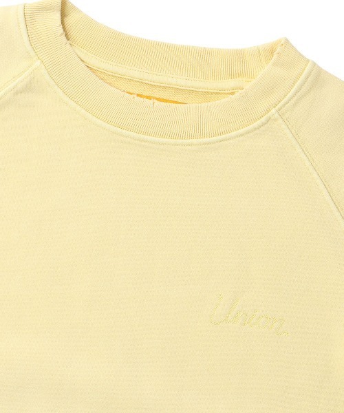 UNION(UNION TOKYO)(ユニオン)の「UNION TOKYO FADED CREW SWEAT ユニオントーキョー スウェット(スウェット・メンズ・イエロー/グリーン/ブラック・L/M/S)」の10枚目の写真