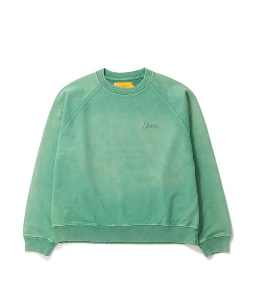 UNION(UNION TOKYO)(ユニオン)の「UNION TOKYO FADED CREW SWEAT ユニオントーキョー スウェット(スウェット・メンズ・イエロー/グリーン/ブラック・L/M/S)」の13枚目の写真