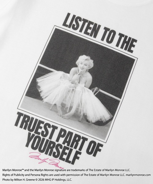GOOD ROCK SPEED(グッドロックスピード)の「GOOD ROCK SPEED /Marilyn Monroe/ LSTEE(Tシャツ/カットソー・メンズ・ホワイト系2/ホワイト・L/M)」の12枚目の写真
