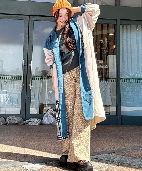 チャイハネ（チャイハネ）の「【チャイハネ】フィオロマ ブーツカットパンツ（その他パンツ・レディース・ブルー/イエロー/レッド・FREE）」の16枚目の写真