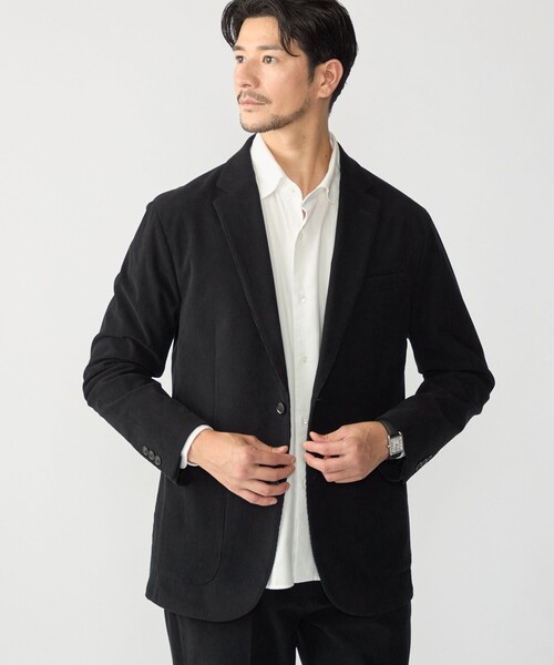 SHIPS(シップス)の「MADE IN JAPAN ワイドカラー ヘリンボーン ネル シャツ(シャツ/ブラウス・メンズ・ブラウン/ホワイト/ブルー/ネイビー・SMALL/MEDIUM/LARGE)」の9枚目の写真