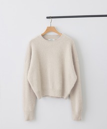 フォックスカシミヤクルーネックニット