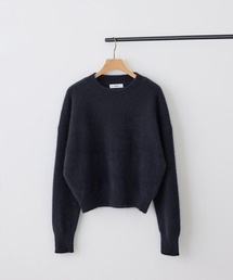 フォックスカシミヤクルーネックニット