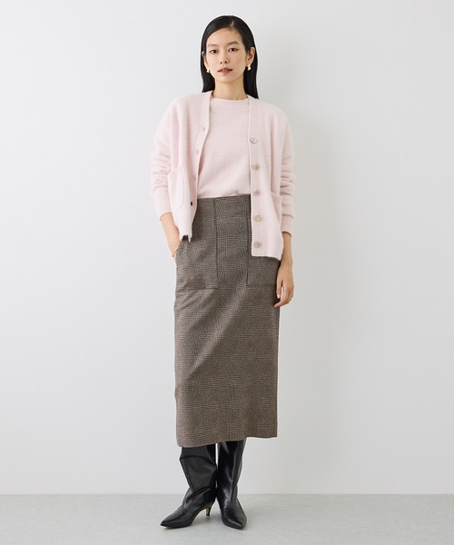 ROPE'(ロペ)の「フォックスカシミヤクルーネックニット(ニット/セーター・レディース・ベージュ/ピンク/サックスブルー/ブラウン/ネイビー・38)」の20枚目の写真
