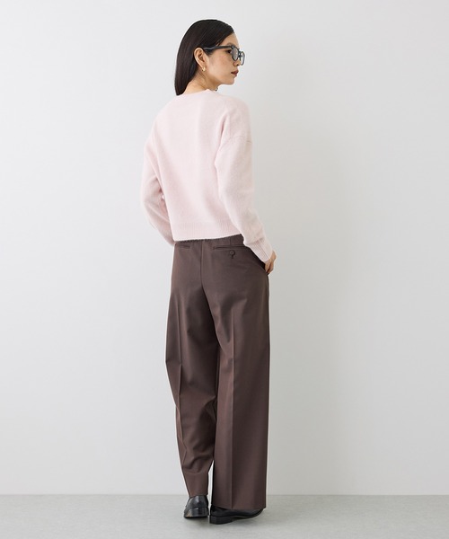ROPE'(ロペ)の「フォックスカシミヤクルーネックニット(ニット/セーター・レディース・ベージュ/ピンク/サックスブルー/ブラウン/ネイビー・38)」の21枚目の写真