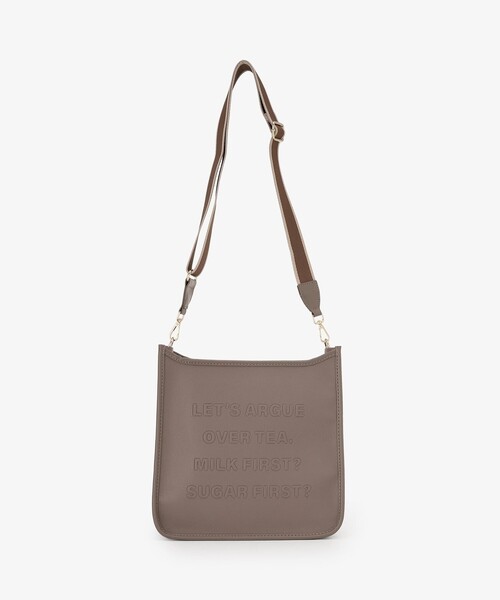 Afternoon Tea（アフタヌーンティー）の「【500mlボトル収納可】ショルダーバッグ（ショルダーバッグ・レディース・グレー・ONE SIZE）」の8枚目の写真