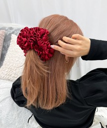 frunco（フランコ）の「サテンフリルシュシュ（シュシュ）」