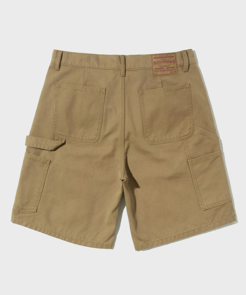 OUTSTANDING(アウトスタンディング)の「CANVAS CARPENTER DOUBLE KNEE SHORTS_BEIGE(その他パンツ・メンズ・その他・S/M/L)」の2枚目の写真
