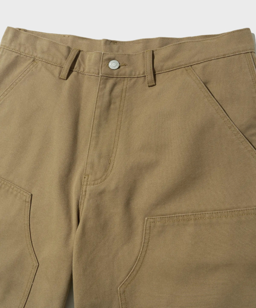OUTSTANDING(アウトスタンディング)の「CANVAS CARPENTER DOUBLE KNEE SHORTS_BEIGE(その他パンツ・メンズ・その他・S/M/L)」の3枚目の写真