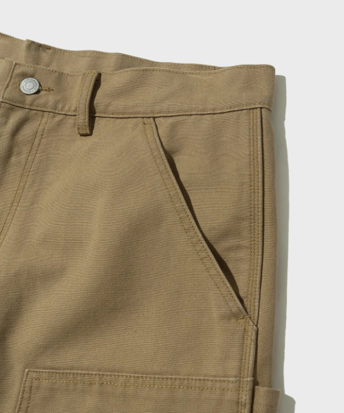 OUTSTANDING(アウトスタンディング)の「CANVAS CARPENTER DOUBLE KNEE SHORTS_BEIGE(その他パンツ・メンズ・その他・S/M/L)」の4枚目の写真