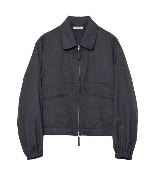 MATSUFUJI(マツフジ)の「Wool Hidden Pocket Jacket(ブルゾン・メンズ・チャコールグレー/ブラック・2/3)」の1枚目の写真
