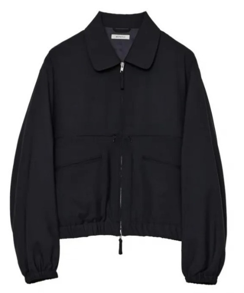 MATSUFUJI(マツフジ)の「Wool Hidden Pocket Jacket(ブルゾン・メンズ・チャコールグレー/ブラック・2/3)」の2枚目の写真